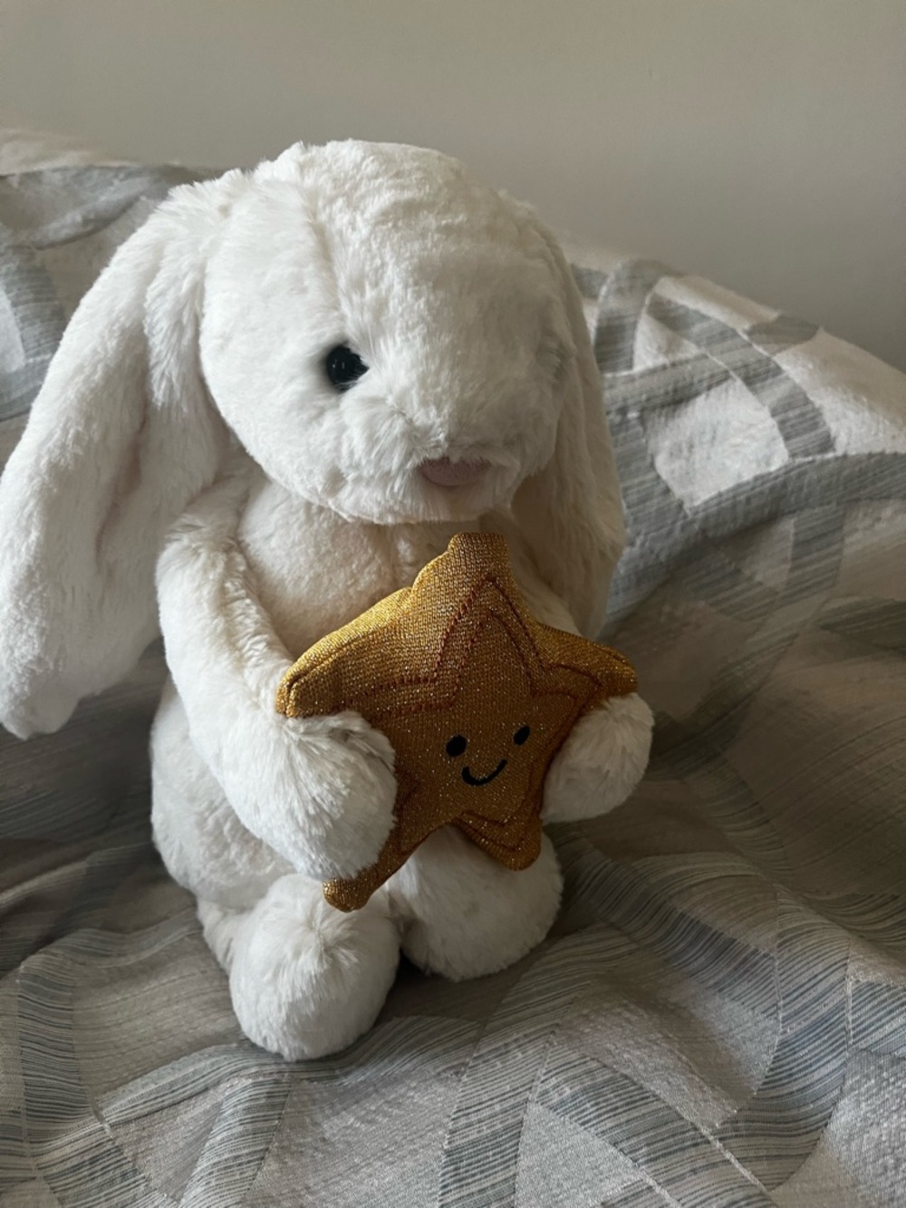 Jellycat Cream Bunny with Star